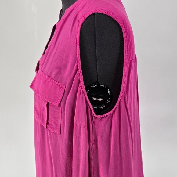 616-37 Torrid pink sleeveless top blouse size 2 (18/20) - Picture 6 of 9